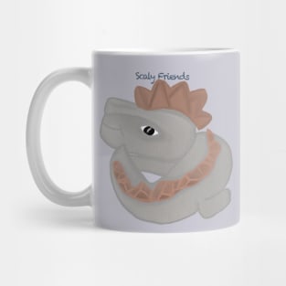 Simon the siilver Dino- The Scaly Friend's Collection Artwort By TheBlinkinBean Mug